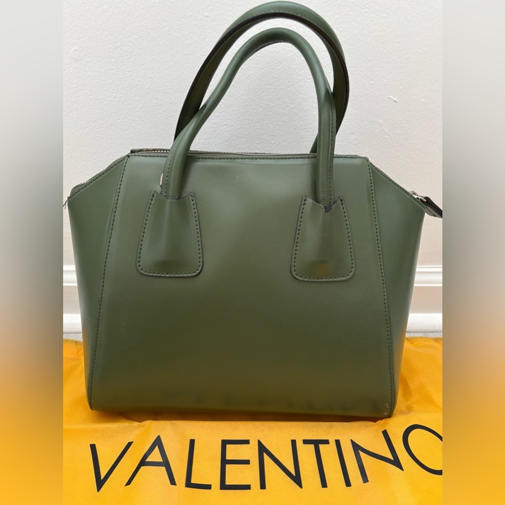 VALENTINO CAMOUFLAGE SNAKE SATCHEL BAG PURSE ~Original $1095 MSRP - Picture 2 of 10